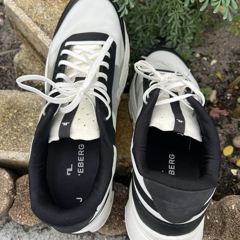 J.Lindeberg Golf Vent 500 Shoes Men's 12-12.5 EU 45 Black White